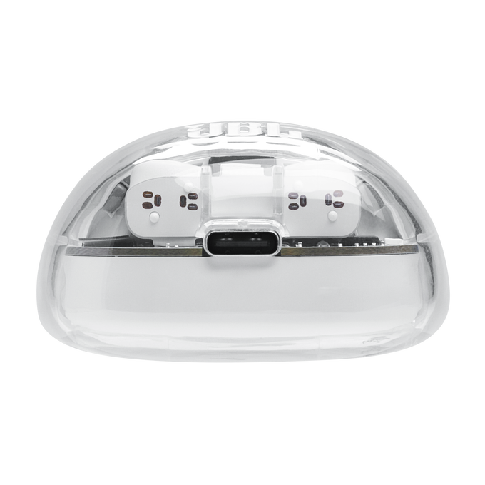 JBL Tune Flex 2 Ghost Edition - Ghost White - True Wireless Noise Cancelling Earbuds - Bottom image number null